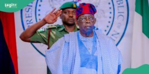 President Tinubu at the funeral of the fallen soldiers at the National Cemetery on Wednesday march 27, 2024