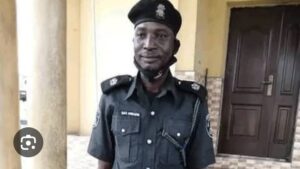 The late SP Bako Angbashim, the Divisional Police Officer of Ahoada Division murdered and his body dismembered by the notorious Iceland Cult kingpin David Gift Opara alias 2Baba (now late).
