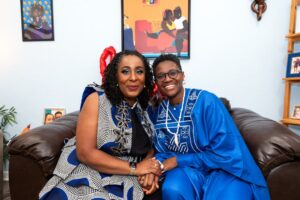 US based Professor of linguistics, Uju Anya and Dr Sirry Alang, her Cameroonian lesbian lover