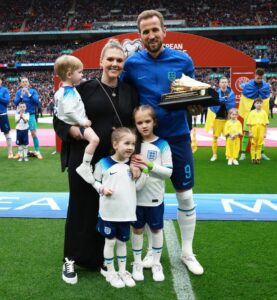 Harry Kane and his family