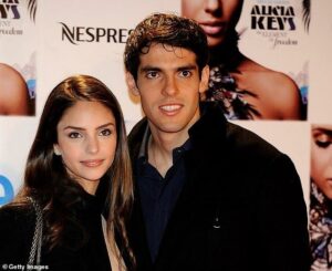 Brazilian football star Kaka and Caroline Celico