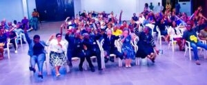 Dignitaries and audience at the event