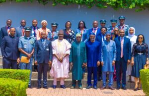 President Bola Tinubu after the launching of the Single Window initiative