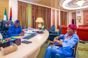 President Tinubu and Pa Reuben Fasoranti