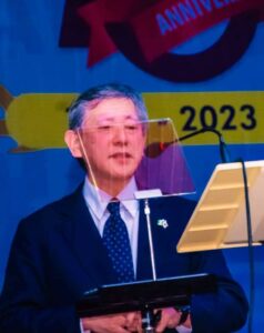 Japanese Ambassador to Nigeria, Kazuyoshi Matsunaga speaking at the event