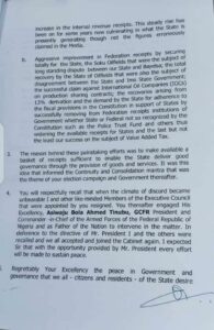 Letter of Resignation by Isaac .O Kamalu the former Commissioner of Finance2