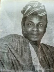 Oba Adetona in 1960