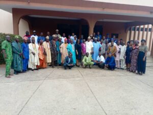 Officials of UNICEF, RUWASSA with traditional rulers after the workshop yesterday