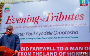 Gov Oyebanji during the Evening of Tributes