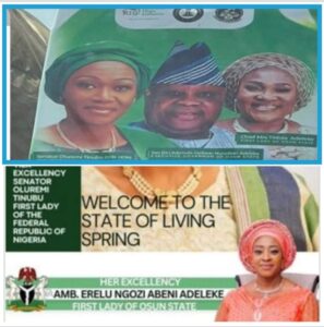 The two posters of the First Ladies