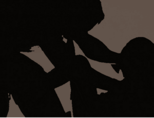 Silhouette of a man raping a boy. spotlightnepal