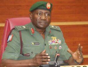 The Chief of Defence Staff, General Christopher Musa