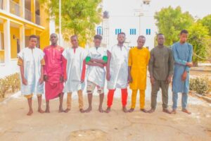 The suspected thugs arrested by the police at Kano Government House Thursday afternoon