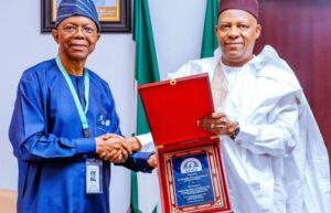 VP Shettima received a delegation of the Lagos Chamber of Commerce and Industry (LCCI) led by its President, Gabriel Idahosa
