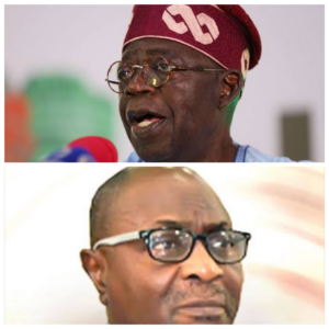 President Bola Tinubu, top, and Professor Kayode Soremekun