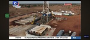 A screenshot of the drilling site. Channels photo