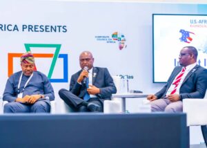 Governor Oyebanji, centre, at the US- Africa Business Summit