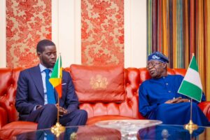 President Bola Tinubu and President Bassirou Diomaye Faye of Senegal