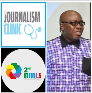 Mr Taiwo Obe, right, the man behind the media summit