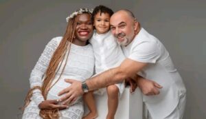 Nurse Glory, husband and kid