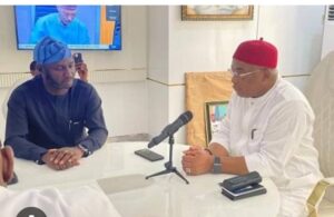 Dr. Olasupo Olusi, paid a working visit with his key officials to Governor Uzodimma