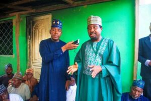 Senator Barau I Jibrin at the mosque