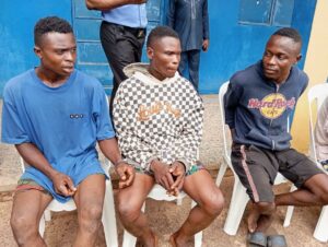 The suspected kidnappers