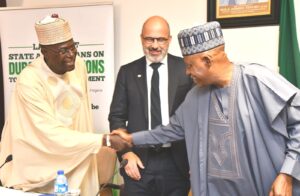 VP Shettima during the “Launch of the State Action Plans on Durable Solution to Internal Displacement” at the Presidential Villa Abuja