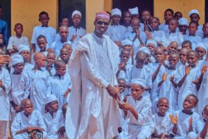 Bashir Shehu Aliyu and the children