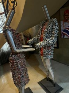 An artwork in Omooba Shyllon's home