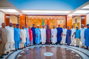 President Tinubu when he received a delegation from the National Assembly, led by Senate President Godswill Akpabio