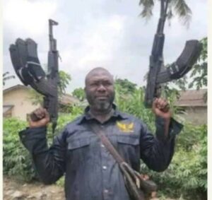 Militant leader, alias General Gabriel Asabuja declared wanted by Nigeria Police for a virgin video allegedly threatening violence
