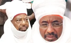 Sanusi, right, and Bayero