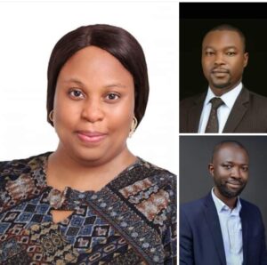 Dr. Nkiruka Maduekwe , left; Ibrahim Abdullahi Shelleng, Olamide Fagbuji