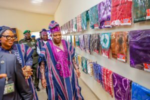 VP Oyebanji, right, and First Lady of Ekiti State, Dr. Olayemi Oyebanji