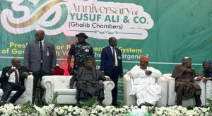 VP Shettima in Ilorin, the Kwara State capital, during the 30th anniversary celebration of Yusuf Ali & Co