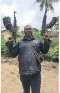 Militant leader, alias General Gabriel Asabuja declared wanted by Nigeria Police for a virgin video allegedly threatening violence