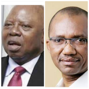 Olatunji Dare, left, and Azu Ishiekwene