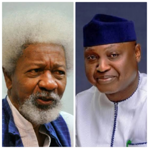 Professor Wole Soyinka and Governor Biodun Oyebanji