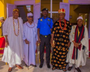 CP Dogo flanked by Ethnic Traditional Rulers in Kano during the meeting at the Kano State Police headquarters in Bompai.jpg