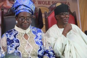 Chief Mrs Bola Obasanjo and senator Gbenga Daniel at the event.jpg