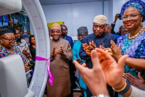 Governor Oyebanji, second right, at the event