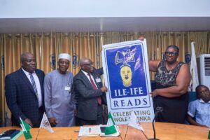 The Kick off with the Vice-Chancellor, Professor Simeon Bamire, DVC. Professor Daramola and DVC Professor Akanni Akinyemi