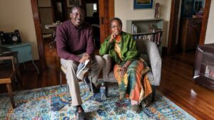 L-R, Kola Tubosun and Professor Folabo Soyinka-Ajayi