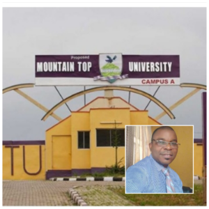 Mountain Top University and (inset) Dr Promise Adiele.jpg