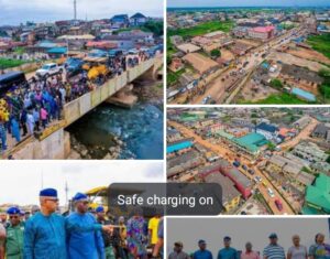 Governor Abiodun recently visited the roads
