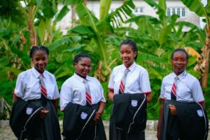 The JSS2 Students: Tejiri,12, Salome Akhabhau,11, Excel Barile-Nwika,11 and Goodness Nwonanne-Chima,12- are students of a Port Harcourt based private secondary school, Jacob’s Well High School, Port Harcourt.