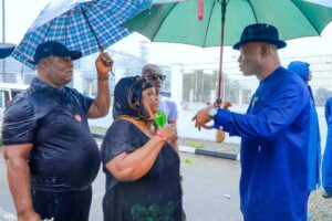 Mr George Nwaeke, Rivers State Head of Service welcomed the Coordinator of Rivers State Chapter, Mrs Victoria Osagie Omoniyi, to Government House in Port Harcourt, recently.jpg