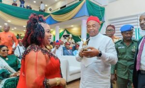 Governor Uzodimma at the Michael Okpara Leadership Prize awards in Abuja.The Sun photo.jpg