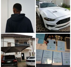 Hyginus Nkwocha (arrested by EFCC) and his properties.jpg